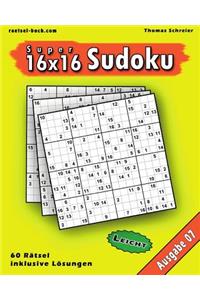 Leichte 16x16 Super-Sudoku Ausgabe 07