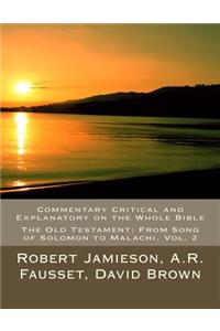 Commentary Critical and Explanatory on the Whole Bible