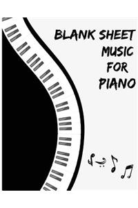Blank Sheet Music For Piano