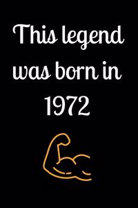 This legend was born in 1972