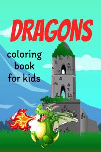 Dragons coloring book for kids