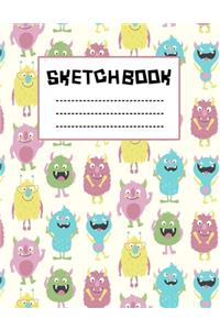 Monsters For Kids Sketchbook