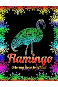 Flamingo Coloring Book for Adult