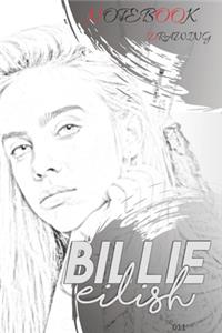 Billie Eilish Notebook Drawing 011