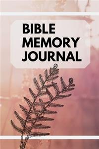 Bible Memory Journal