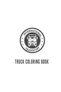Truck Coloring Book