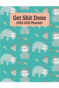 Get Shit Done 2020-2022 Planner