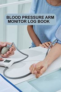 Blood Pressure Arm Monitor Log Book