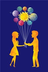 Astronaut Space Solar System Planets Journal