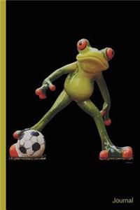 Frog Playing Soccer Journal