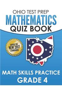 Ohio Test Prep Mathematics Quiz Book Math Skills Practice Grade 4