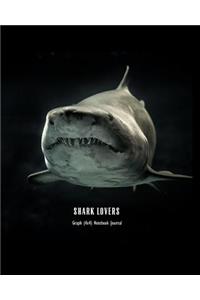Shark Lovers Graph (4x4) Notebook Journal