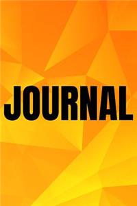 Polygonal Abstract Geometric Background Lined Writing Journal Vol. 9