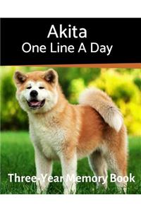 Akita - One Line a Day