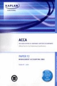 F2 Management Accounting MA