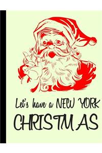 New York Christmas Santa Composition Notebook