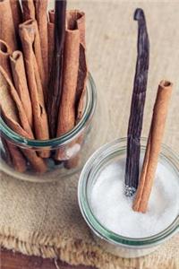 Vanilla Beans and Cinnamon Sticks Spice Journal