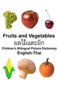 English-Thai Fruits and Vegetables Children's Bilingual Picture Dictionary
