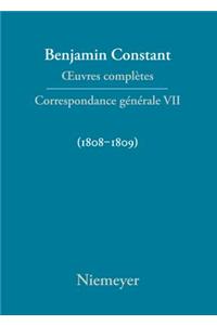 Correspondance GÃ©nÃ©rale 1808-1809