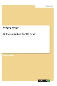 Goldman Sachs ABACUS Deal