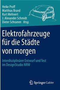 Elektrofahrzeuge Für Die Städte Von Morgen