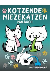 Kotzende Miezekatzen Malbuch
