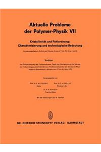Kristallinität Und Fehlordnung: Charakterisierung Und Technologische Bedeutung