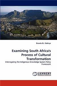 Examining South Africa's Process of Cultural Transformation