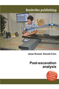 Post-Excavation Analysis