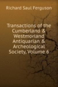 Transactions of the Cumberland & Westmorland Antiquarian & Archeological Society, Volume 6