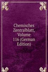 Chemisches Zentralblatt, Volume 116 (German Edition)