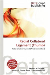 Radial Collateral Ligament (Thumb)
