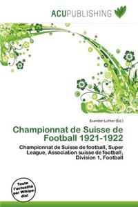Championnat de Suisse de Football 1921-1922