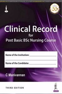 Clinical Record For Post Basic BSc Nursing Course
