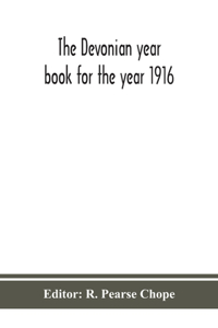 Devonian year book for the year 1916