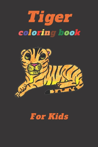 Tiger Coloring book for kids