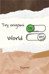 Try origami On Word Off Journal