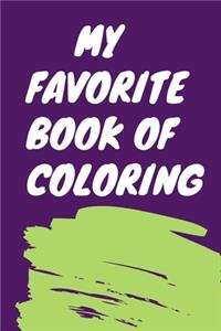 My favorite book of coloring