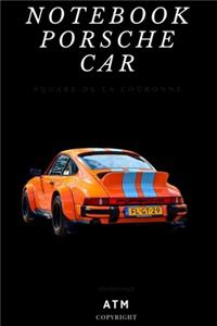 notebook porsche car