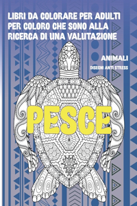 Libri da colorare per adulti per coloro che sono alla ricerca di una valutazione - Disegni Anti stress - Animali - Pesce