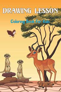 Drawing Lesson Coloring Book For Kids