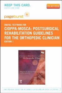 Postsurgical Rehabilitation Guidelines for the Orthopedic Clinician - Elsevier eBook on Vitalsource (Retail Access Card)