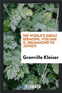 The World's Great Sermons