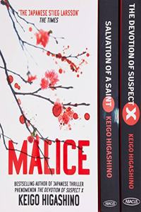 Keigo Higashino Collection Box: The Devotion Of Suspect X, Salvation of a Saint and Malice