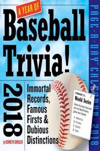 A Year of Baseball Trivia! Page-A-Day Calendar 2018