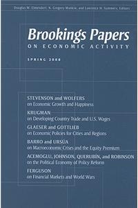 Brookings Papers on Economic Activity: Spring 2008