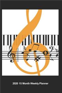 Plan On It 2020 Weekly Calendar Planner - Musical Interlude