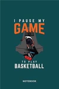 Basketball Sports Art Graphic Notebook