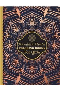 Mandala Flower Coloring Book For Girls