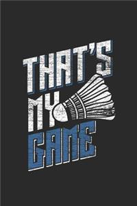 That's My Game